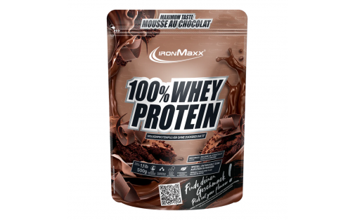 IronMaxx 100% Whey Protein 500 г – Mousse Au Chocolat (сироватко