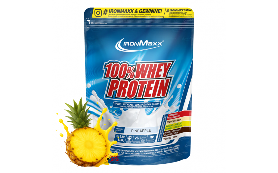 IronMaxx 100% Whey Protein 500 г — Ананас