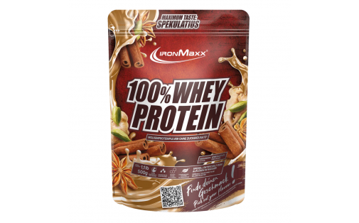 IronMaxx 100% Whey Protein 500 г – Speculoos (Шпекулос)