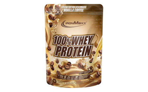 Протеїн IronMaxx 100% Whey Protein 500 г – Vanilla Coffee (Ваніл