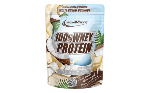 IronMaxx 100% Whey Protein 500 г – Білий Шоколад-Кокос, протеїн