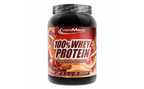 IronMaxx 100% Whey Protein – яблуко-кориця, 900 г