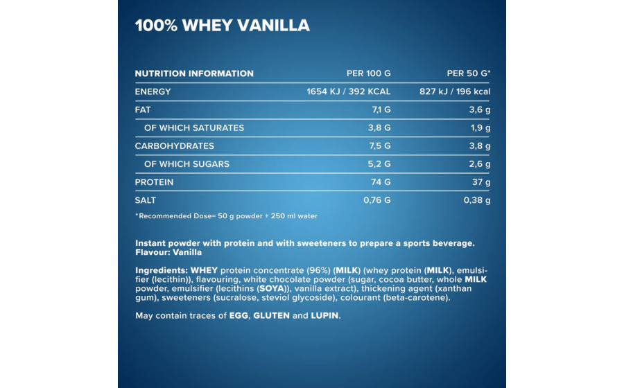 IronMaxx Whey Protein – Французька Ваніль 900 г IronMaxx 100% Whey Protein 900 г – Французька Ваніль