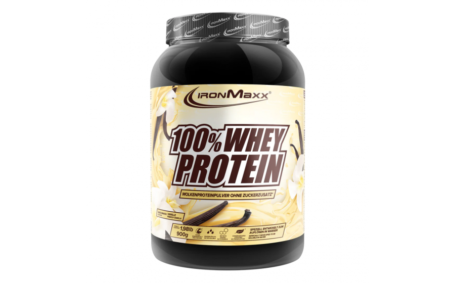 IronMaxx Whey Protein – Французька Ваніль 900 г IronMaxx 100% Whey Protein 900 г – Французька Ваніль