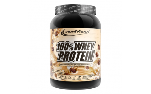 IronMaxx 100% Whey Protein 900 г – Латте Макиато