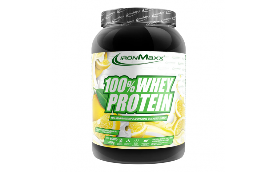 IronMaxx Whey Protein – Лимон-Йогурт 900 г 100% Whey Protein 900 г – Лимон-Йогурт