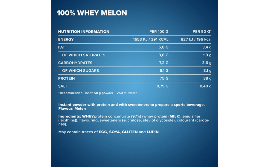 : IronMaxx Whey Protein – Диня 900 г IronMaxx 100% Whey Protein 900 г – Диня, протеїн Німеччина