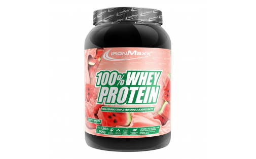 IronMaxx 100% Whey Protein 900 г – Диня, протеїн Німеччина