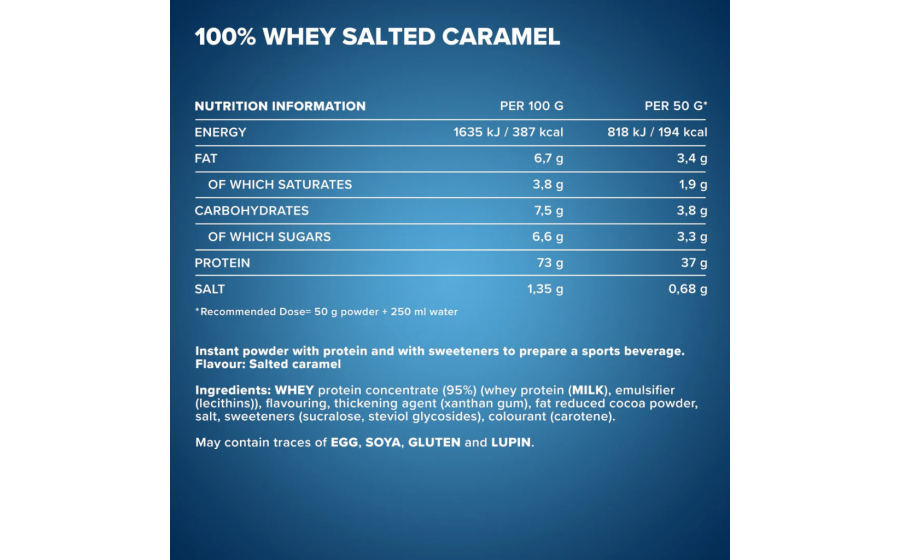 IronMaxx 100% Whey Protein 900 г – Солона Карамель