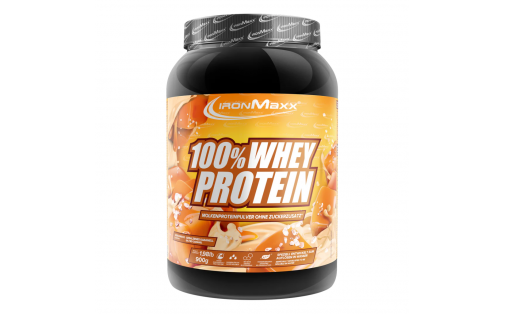 IronMaxx 100% Whey Protein 900 г – Солона Карамель