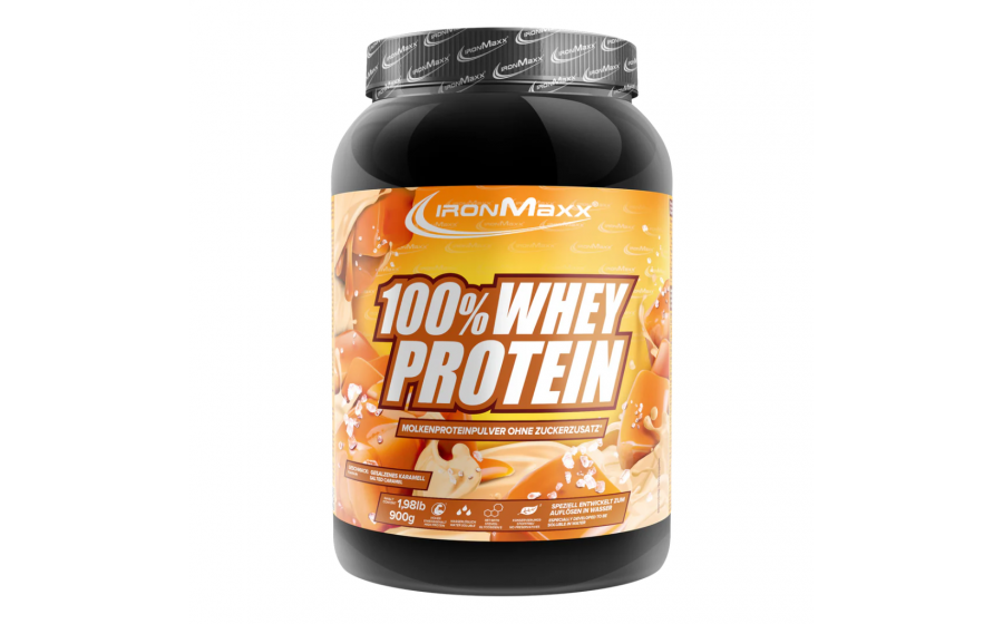 IronMaxx 100% Whey Protein 900 г – Солона Карамель