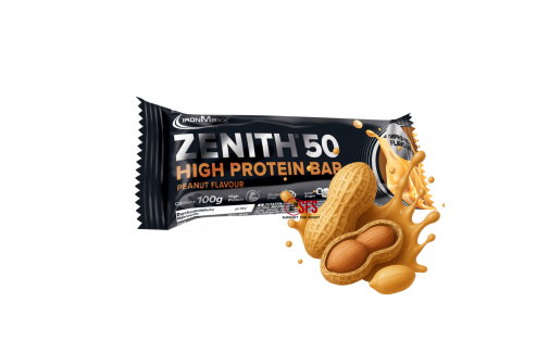 IronMaxx 50% Zenith Protein Bar 100 г – Peanut; протеїновий бато