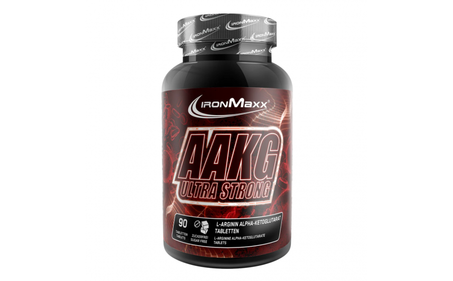 IronMaxx AAKG Ultra Strong – 90 таблеток, аргинин альфа-кетоглут