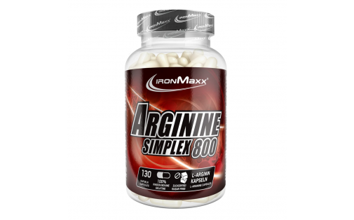 IronMaxx Arginine Simplex 800 – 130 капсул, аргинин 800 мг