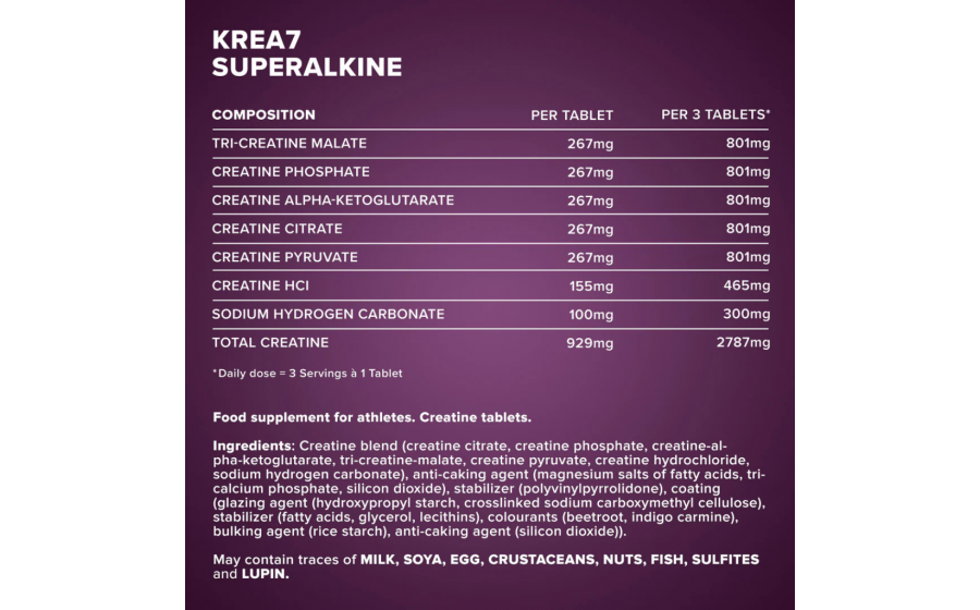IronMaxx Krea7 Superalkaline – 90 таблеток IronMaxx Krea7 Superalkaline – 7 форм креатину, 90 таблеток