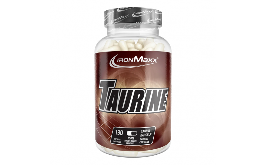 IronMaxx Taurine – 130 капсул, таурин 1000 мг