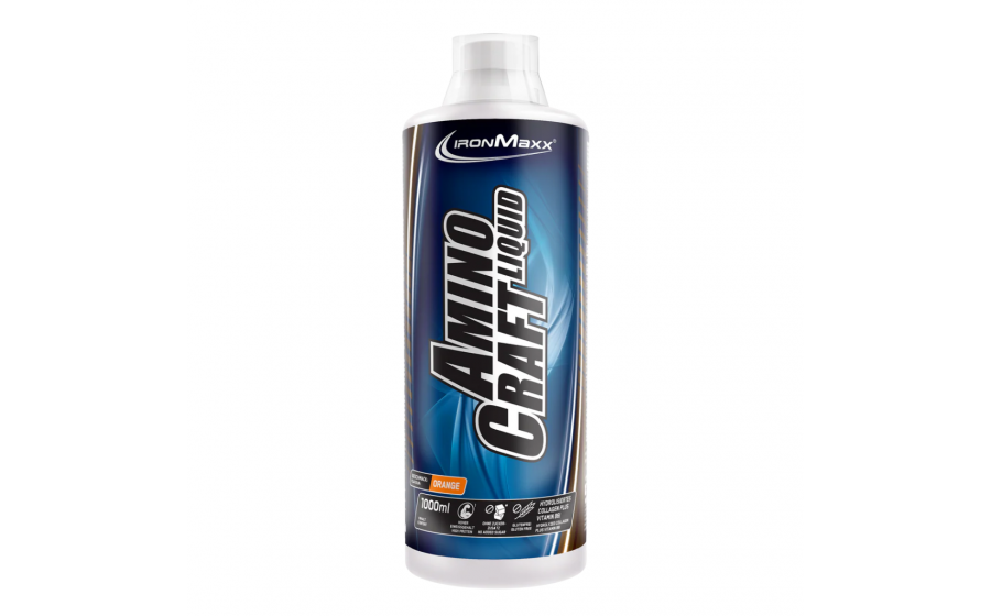 IronMaxx AminoCraft Liquid 1000 мл – апельсиновый вкус, жидкие а