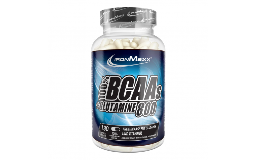 IronMaxx BCAAs + Glutamine 800 – 130 капсул