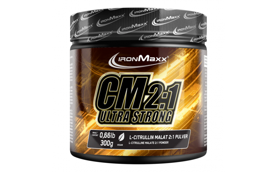 IronMaxx Citrulline Malate 2:1 – порошковый цитруллин, 300 г IronMaxx Citrulline Malate 2:1 Ultra Strong Powder 300 г