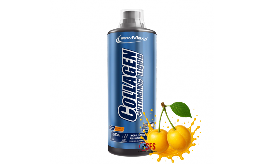 IronMaxx Collagen + Vitamin C Liquid 1000 мл – Mirabelle; рідкий