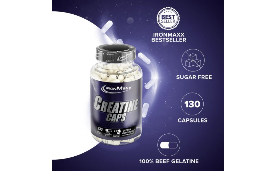 IronMaxx Creatine Caps Monohydrate – креатин моногідрат у капсул