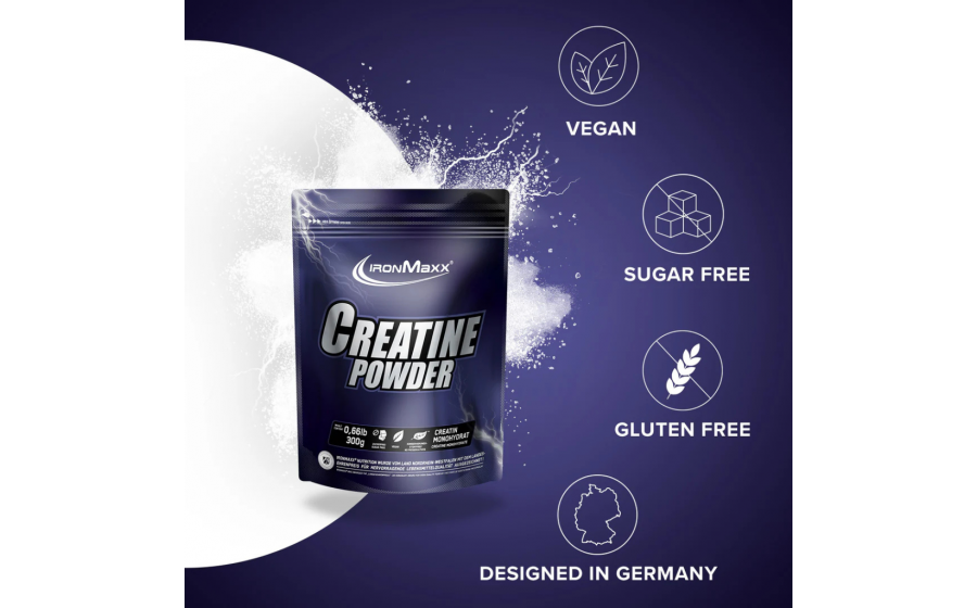 IronMaxx Creatine Powder Monohydrate – чистий креатин моногідрат