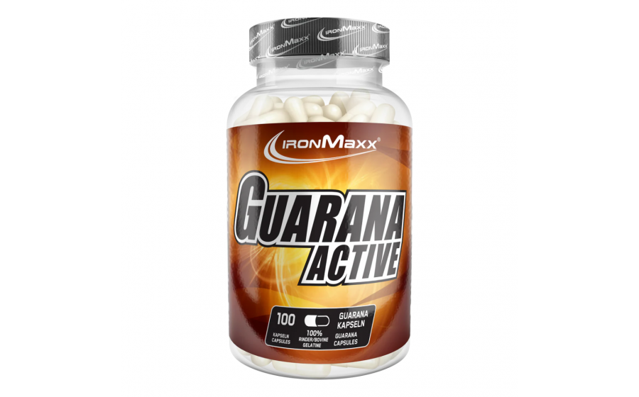 IronMaxx Guarana Active – 100 капсул IronMaxx Guarana Active – натуральна гуарана з кофеїном