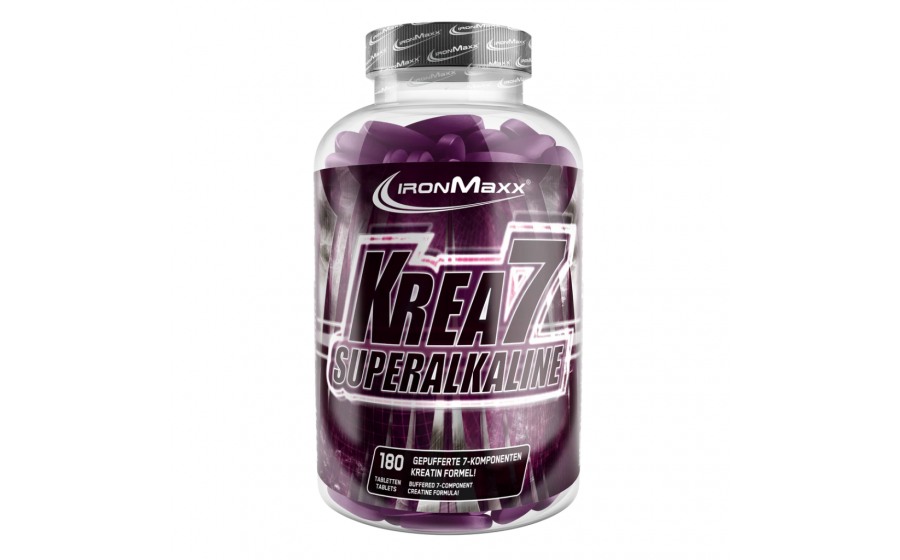 IronMaxx Krea7 Superalkaline – 180 таблеток IronMaxx Krea7 Superalkaline – 7 форм креатину, таблетована форм