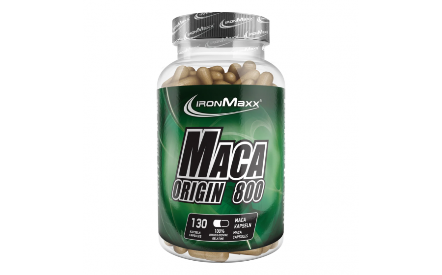 IronMaxx Maca Origin 800 – капсули з мака, енергія, витривалість