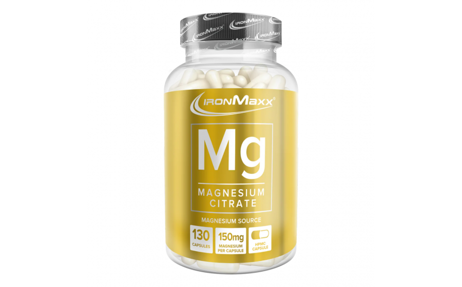 IronMaxx Magnesium – капсули магнію для м’язів, нервів та віднов