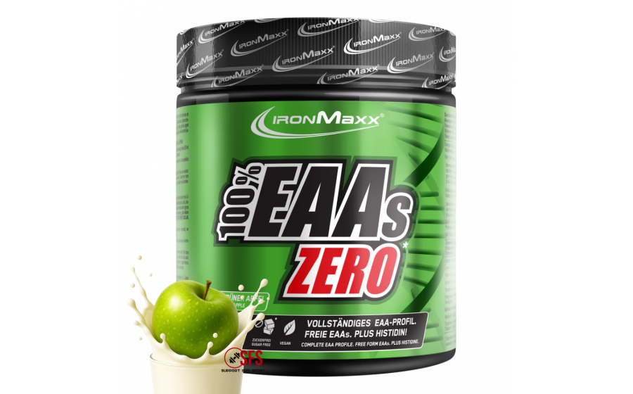 IronMaxx 100% EAAs Zero 500 г – аминокислоты без сахара, вкус Gr