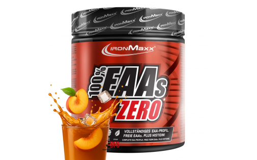 IronMaxx 100% EAAs Zero 500 г – аминокислоты без сахара, вкус Pe
