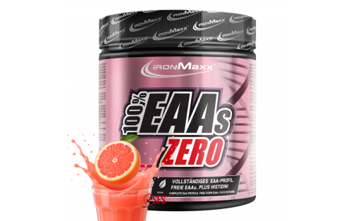 IronMaxx 100% EAAs Zero 500 г – аминокислоты без сахара, вкус Pi