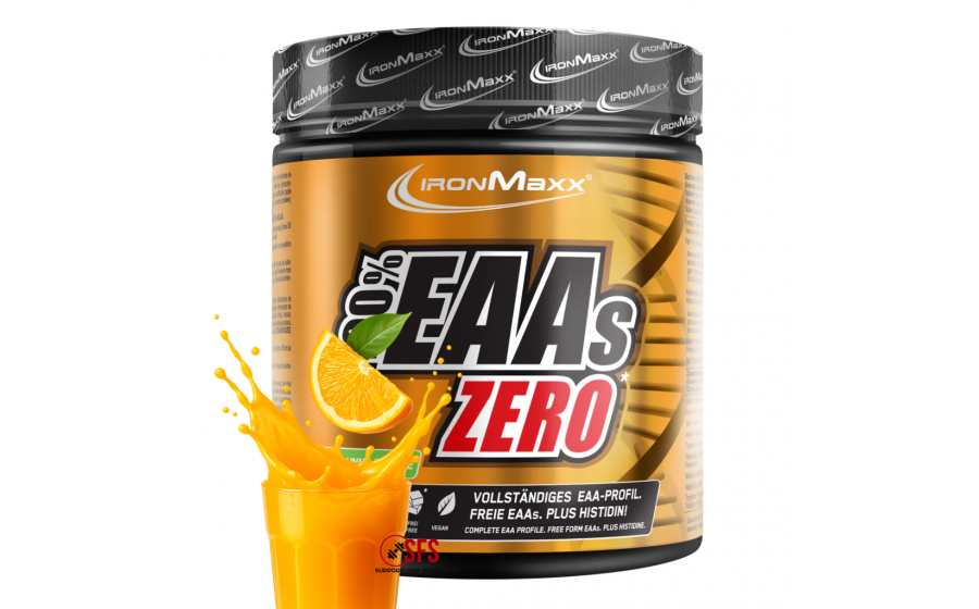 IronMaxx 100% EAAs Zero 500 г – аминокислоты без сахара, вкус Su