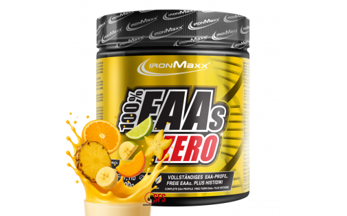 IronMaxx EAAs Zero 500 г – аминокислоты без сахара, вкус Tropica