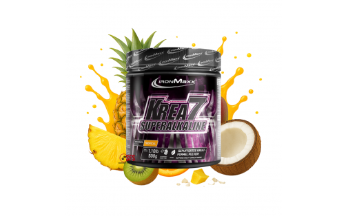 IronMaxx Krea7 Superalkaline Powder – 7 форм креатину, тропічний