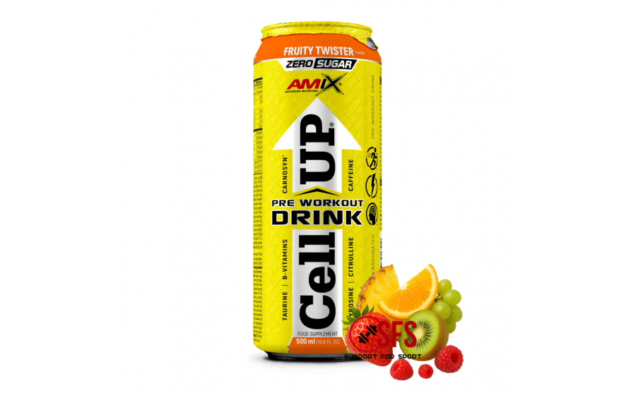 AMIX AmixPro CellUP Pre Workout 1/12 500 ml Fruity twister AMIX AmixPro CellUP Pre Workout 1/12 500 ml Fruity twister