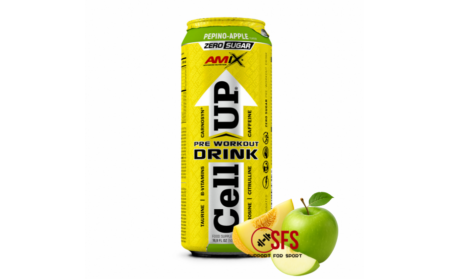 AMIX AmixPro CellUP Pre Workout 1/12 500 ml Pepino (Melon) - App AMIX AmixPro CellUP Pre Workout 1/12 500 ml Pepino (Melon) - App