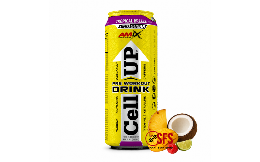 AMIX AmixPro CellUP Pre Workout 1/12 500 ml Tropical Breeze