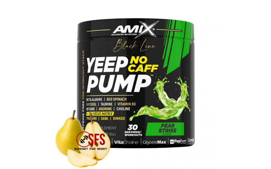 AMIX Black Line Yeep Pump No Caff - 360 g - Pear Strike AMIX Black Line Yeep Pump No Caff - 360 g - Pear Strike