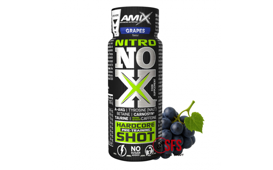 AMIX Nitro NOX® Shot 60 ml Blue grapes AMIX Nitro NOX® Shot 60 ml Blue grapes