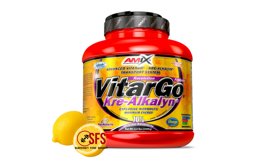 AMIX VitarGo + Kre-Alkalyn 2000g Lemon AMIX VitarGo + Kre-Alkalyn 2000g Lemon