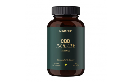 Mind Shi CBD Isolate 1500 mg - 60 softgels