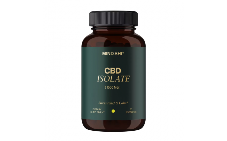 Mind Shi CBD Isolate 1500 mg - 60 softgels