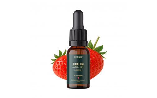Mind Shi CBD Oil Isolate 2000 mg Strawberry - 10 ml