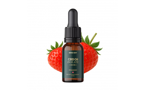 Mind Shi CBD Oil Isolate 3000 mg Strawberry - 10 ml
