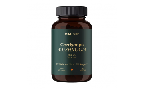 Mind Shi Cordyceps Mushroom  1000 mg - 60 vegcaps