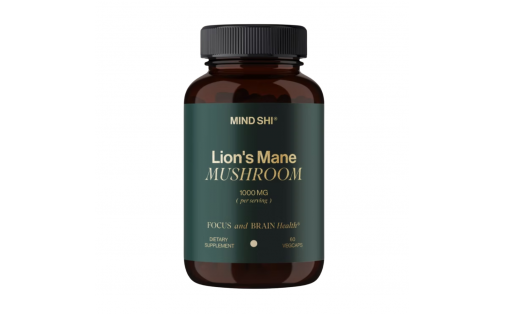Mind Shi Lion's Mane Mushroom 1000 mg - 60 vegcaps