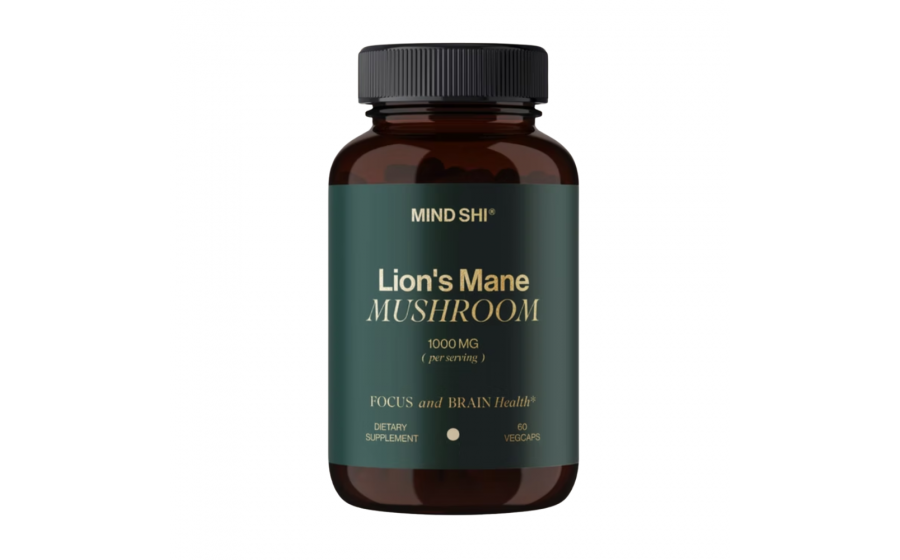 Mind Shi Lion's Mane Mushroom 1000 mg - 60 vegcaps