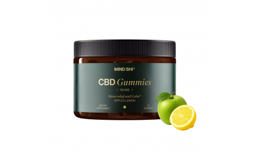 Mind Shi CBD Gummies Full Spectrum 750 mg Apple Lemon - 30 gummies